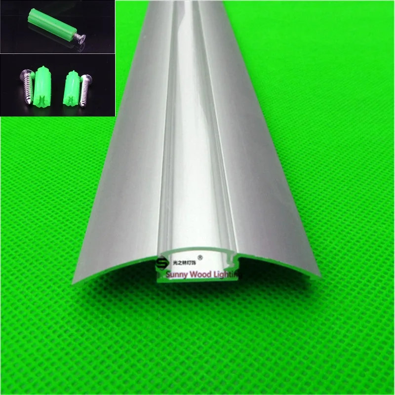 10PCS of  2m wide range channel for led bar ,2m aluminium profile for led strip of 12mm pcb with fittings