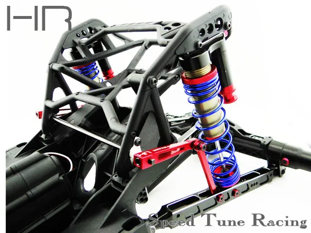 Hot Racing Piggybacks adjustable rebound shocks Cap spring adjusters and retainers set for Axial Yeti XL 90032 90038