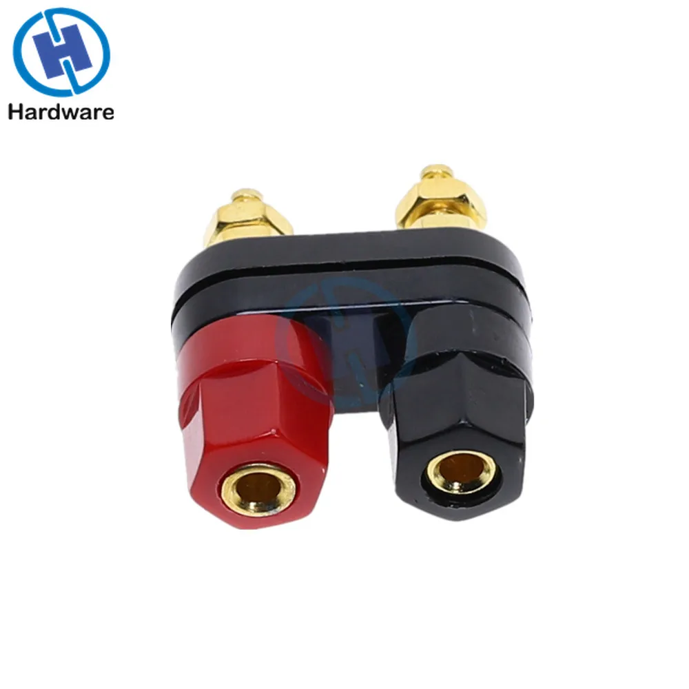 Connettori a banana Coppia Terminali Rosso Nero Connettore Amplificatore Terminal Binding Post Speaker Banana Plug Martinetti