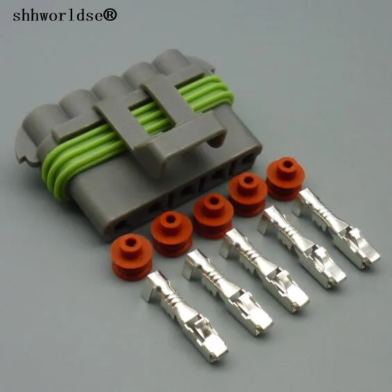 

Shhworldsea 2.8mm 5 pin auto housing plug waterproof wire harness cable connector 12084891 Automotive Plug Electric Connector