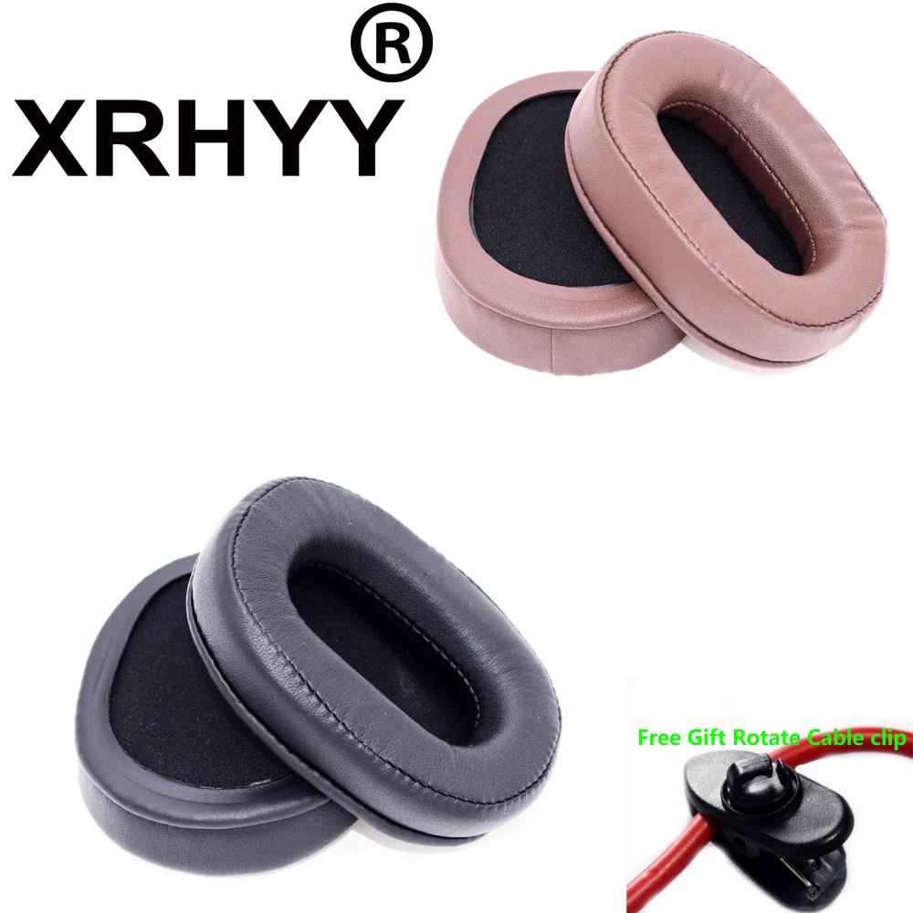 XRHYY Replacement Ear Pad Earpads Cushion Foam For Audio-Technica ATH-MSR7 ATH-M40 ATH-M40X (Tight fit) Headphones