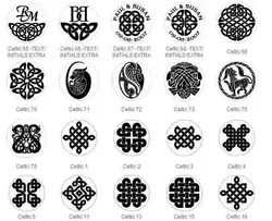 Celtic Wax Seal Stamp Without Handle DIY Ancient Seal Retro Stamp Wedding Invitation Antique Stamp head