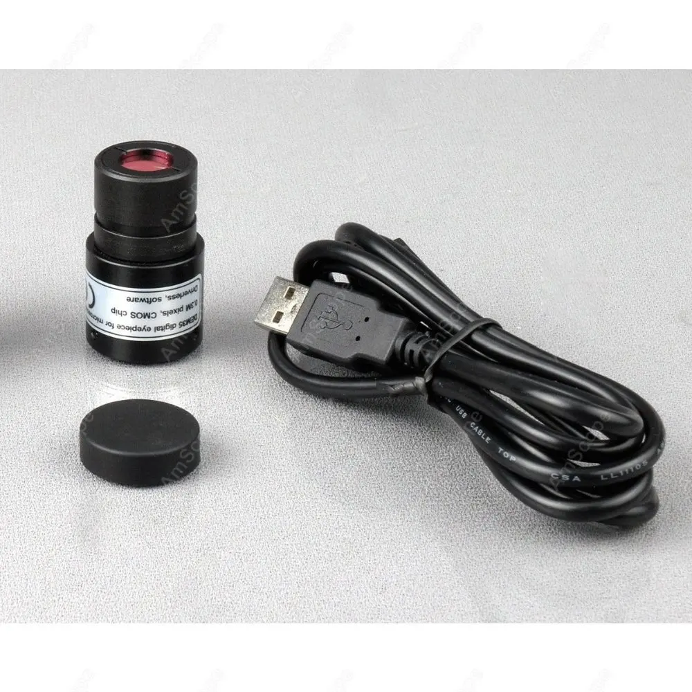 مجهر ستيريو--AmScope 10X-20X-30X-60X مجهر ستيريو مع كاميرا USB