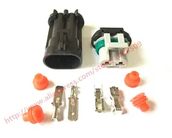 1 Set Delphi Ducon 2P Pin male female Water tank fan radiator plug Toyota Map Sensor connector 15363993 15363990