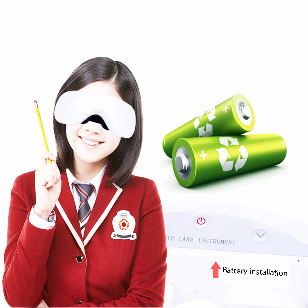 EMS wireless 3D green eye device restore vision eye massager child myopia treatment instrument massage glasses