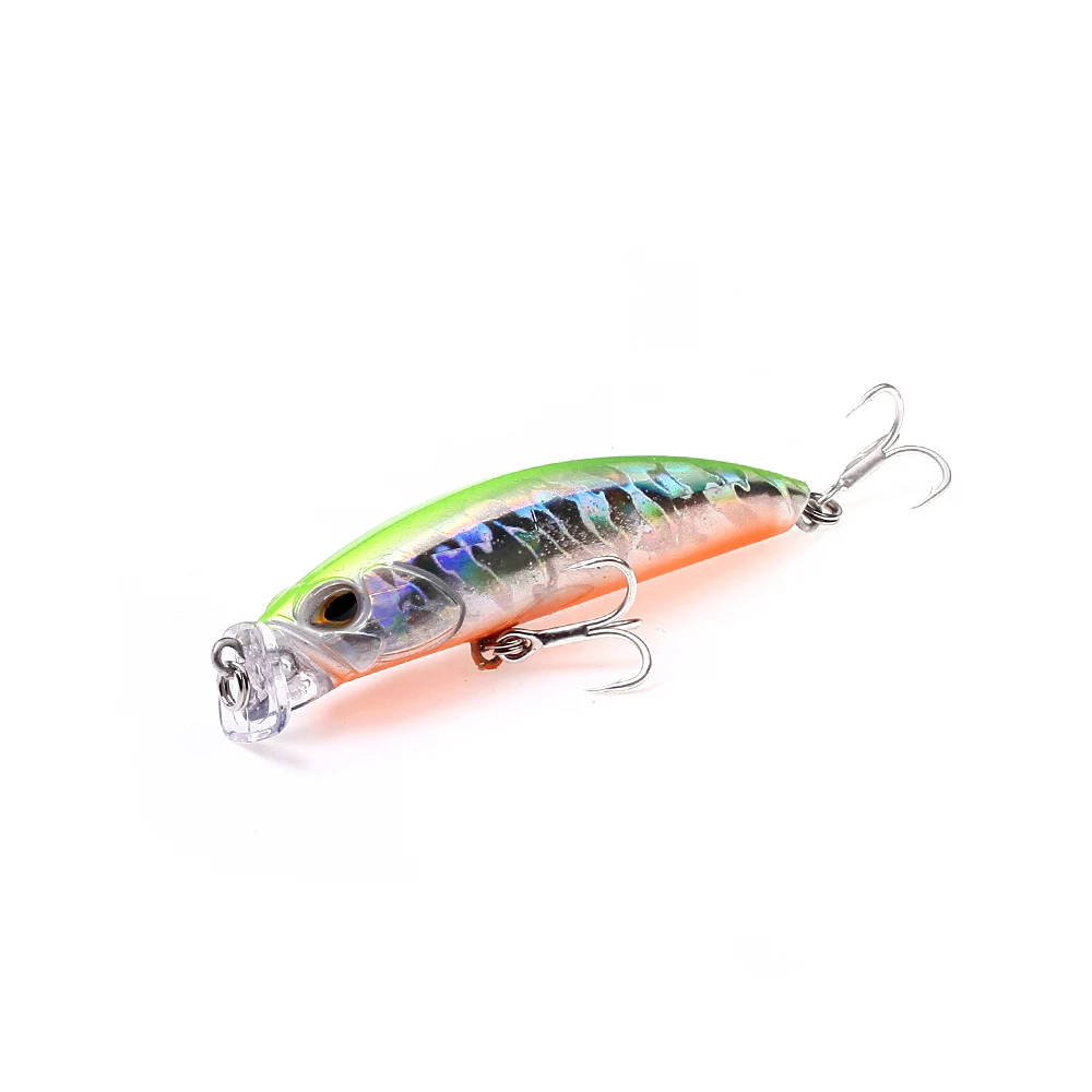 Señuelo duro de pesca de carpa, cebo de insectos de agua dulce, cebo falso, pececillo, Crankbait, 80mm, 10g, 1 unidad