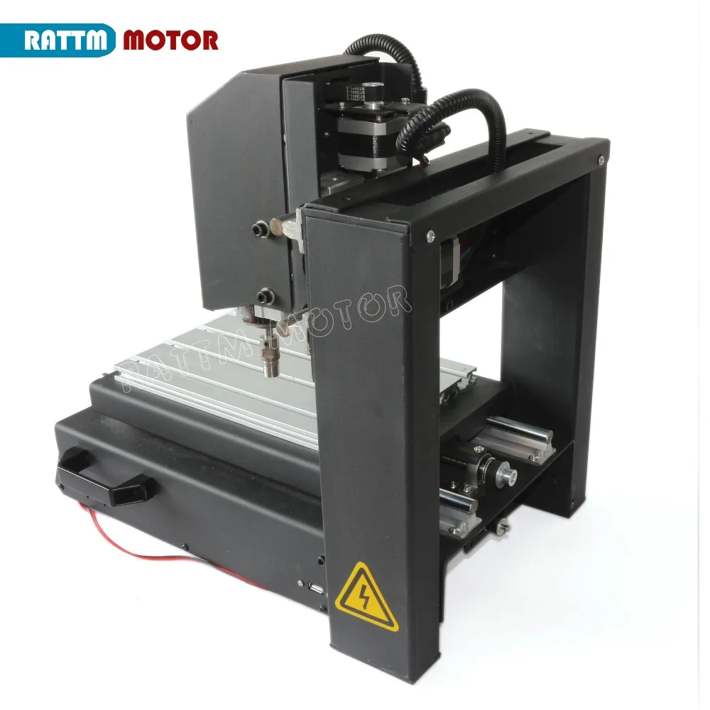 Cnc 2030 3-assige Desktop Router Graveermachine Met Noodstop Hoge Sterkte Staal + 400W Spindel