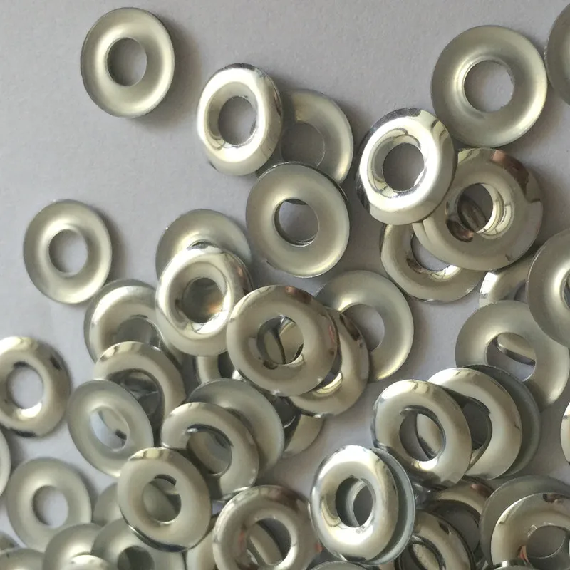 500pc 10*4mm Silver Hole Round Shape Hot Fix Studs Flat Back Iron on Rhinestuds Heat Transfer DIY For Garments Decoration