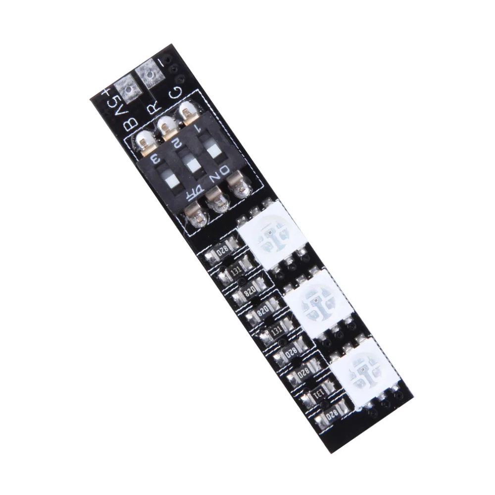 RGB 5050 LED Board  5V 7 colors 3s switch for RC Drone FPV Racing DIY Accessories