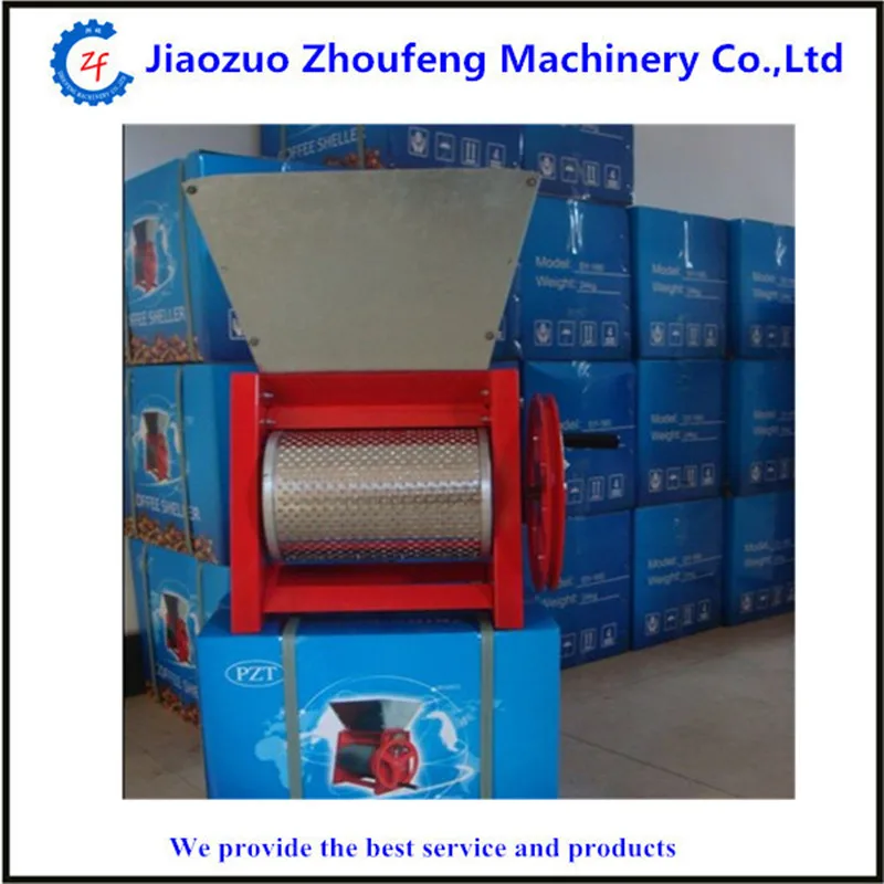 Manual Operation Fresh Cocoa Sheller Coffee Bean Huller Coffee Pulper Machine   ZF