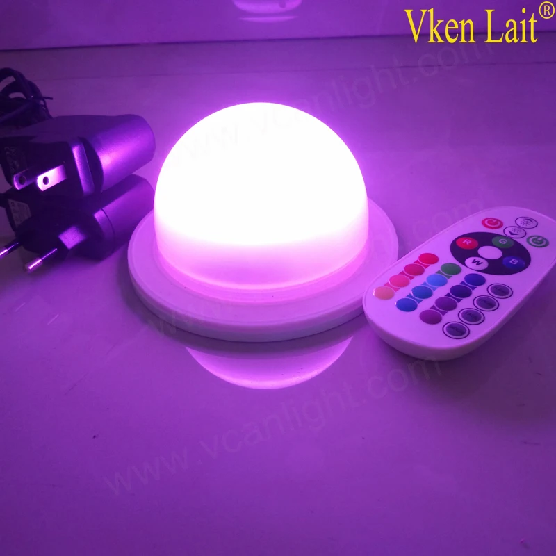 Imagem -02 - Lumen Rgb Impermeável Recarregável Controle Remoto Levou Módulo de Luz com Lâmpada Super Bonita Mais