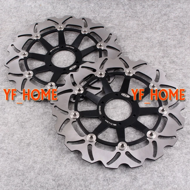 Front Brake Disc Rotors For Honda XL1000V Varadero ABS 2004 2005 2006 2007 2008 2009 2010 2011 & VFR 800 VTEC ABS 2002 - 2013