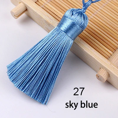 5 Stück/Set 5cm Quasten Hängende Seidenquasten Fransen zum Nähen Zierquasten Schlüsselanhänger DIY Dekorative Vorhang-Accessoires – Detail 37