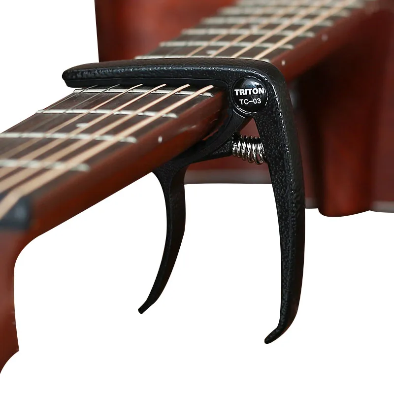 Guitar Capo with Bridge Pin Remover Fit For Acoustic Electric Guitar Bass and Ukulele Mandolin Soprano Concert Tenor Baritone