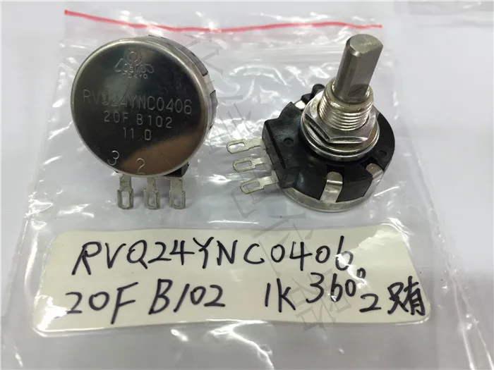 [VK] Japan TOCOS RVQ24YNC0406 20F B102 1K imported single potentiometer 360 degrees switch