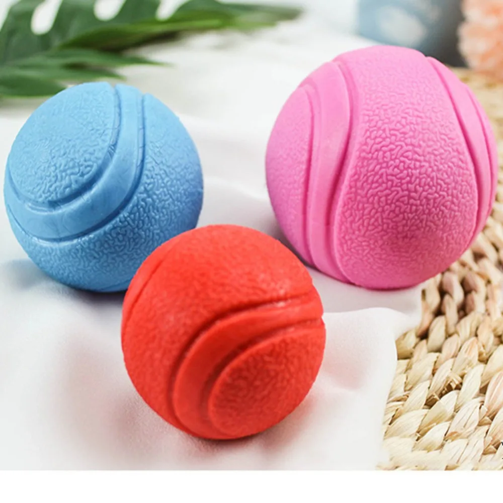 

5/6/7cm Dog Toy Interactive Rubber Balls Pet Dog Cat Puppy ElasticityTeeth Ball Dog Chew Toys Tooth Cleaning Balls Toys For Dogs