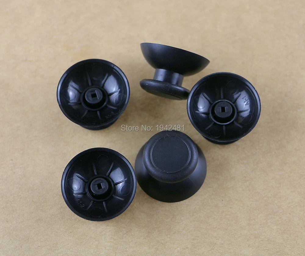 20PCS Small Hole Black 3D Analog Plastic Thumbstick Rocker Joystick Grip Cap Shell Caps For Wii U WiiU Pro Controller view 2
