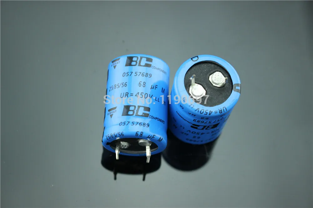 VISHAY BC Amps Electrolytic Capacitor Filter Capacitors DIY HIFI Capacitor 450V 68UF 1Piece Free Shipping