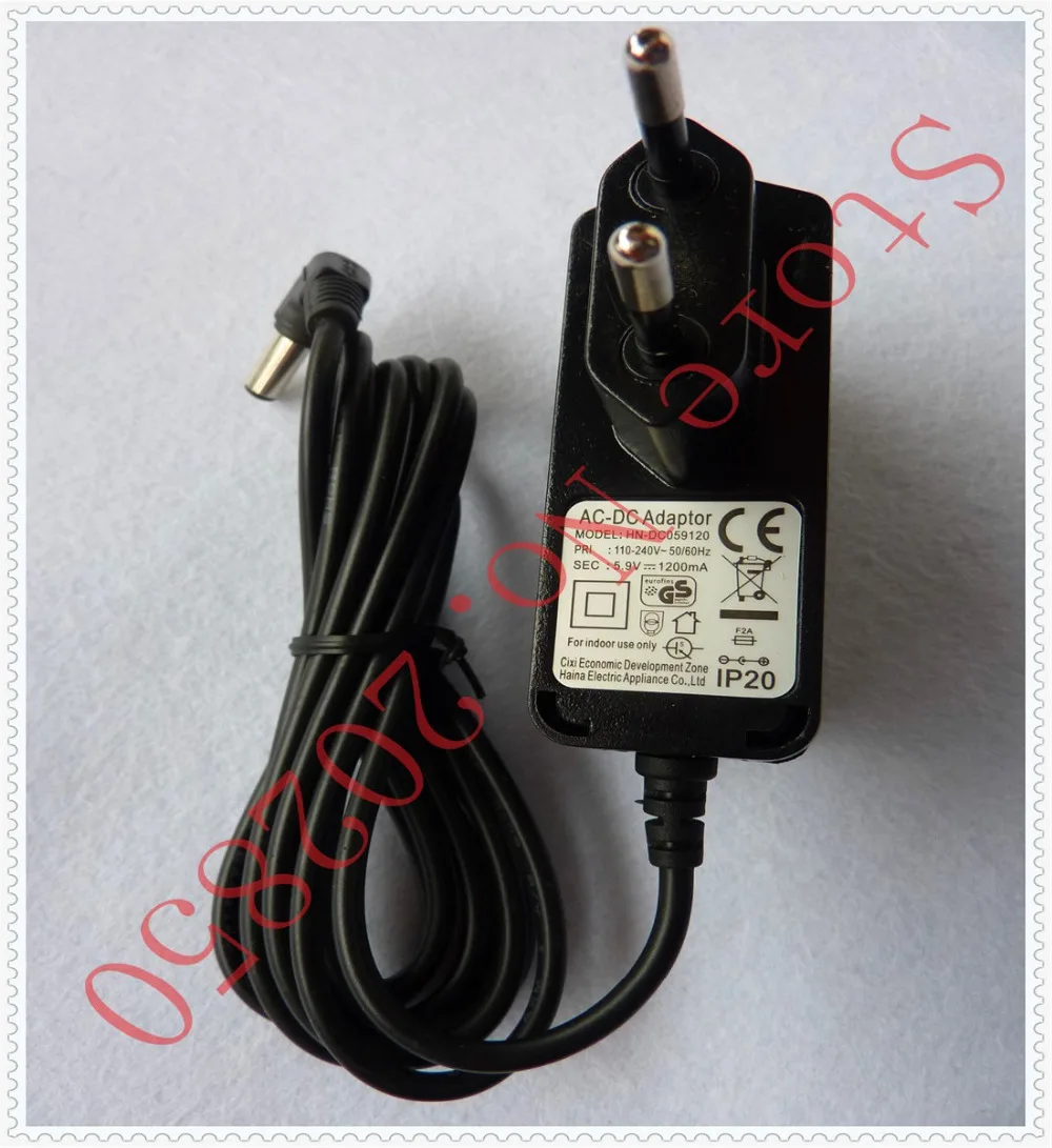 Mini Domestic Sewing Machine Power Adaptor,AC/DC Adaptor,EURO Standard,110V~220V,50/60Hz,5.9V,1200mA,3 Pins,Power Cord 1.7M Long