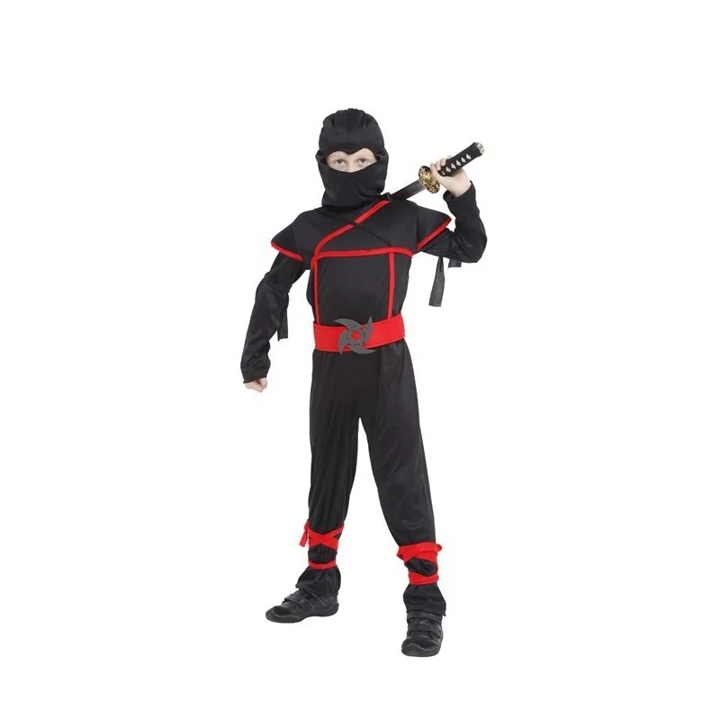 Costumes de Cosplay Ninja pour garçons, Costumes pour enfants, décorations fantaisie de fête d'halloween