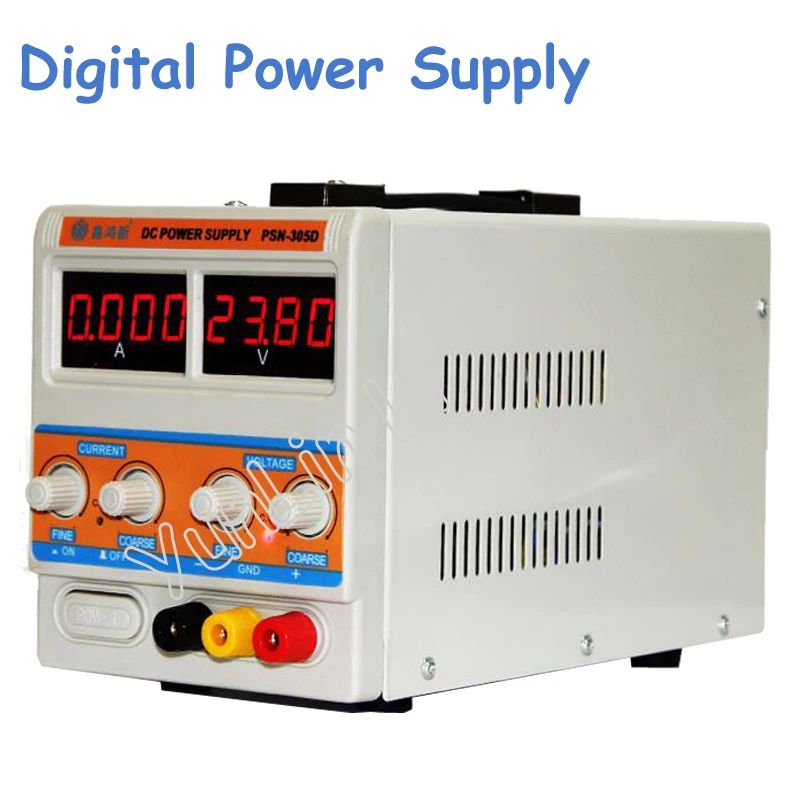 110V/220V Regulated Stablizers 30V/5A Switching Regulated Adjustable Digital DC Power Supply SMPS