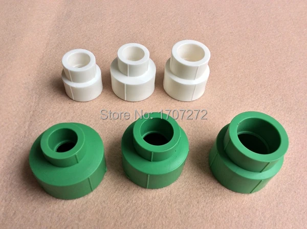 Free shipping32mm x 25mm Inner Dia Connection PPR Adapter Reducer Coupler Pipe Fittings,Hot Melting Welding 32/25mm,S32*25