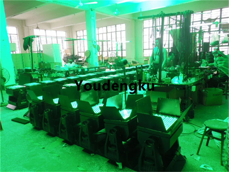 4 ชิ้นกลางแจ้ง led สีเมืองกันน้ํา rgb led ผนังเครื่องซักผ้า 144x3w 3 in1 rgb dmx city สี light