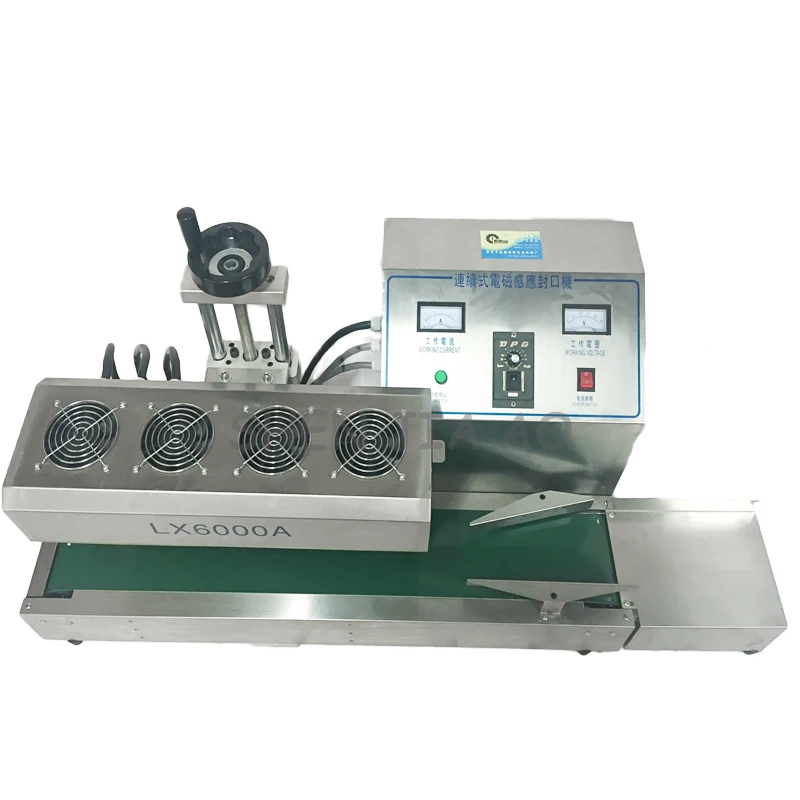 

Automatic continuous electromagnetic induction sealing machine LX6000A Bottle sealing machine Aluminum foil sealer