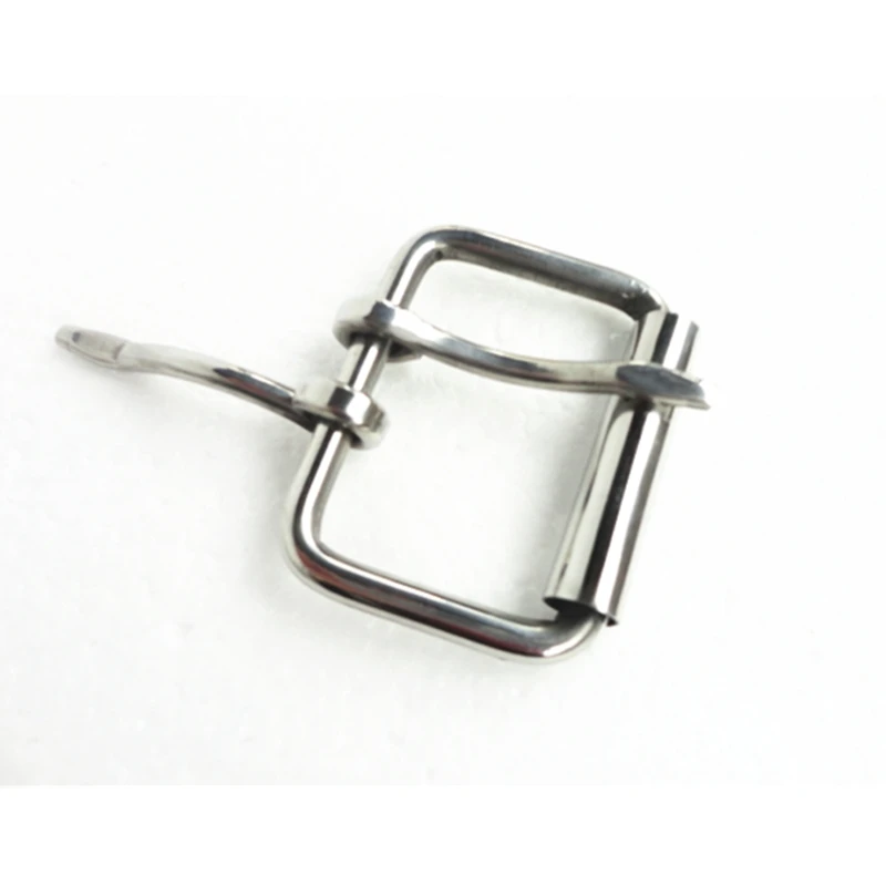 Stainless Steel Double Pin Buckle Solid Cowboy Belt Hardware Roller Wastband Head 44mm 41mm 60mm