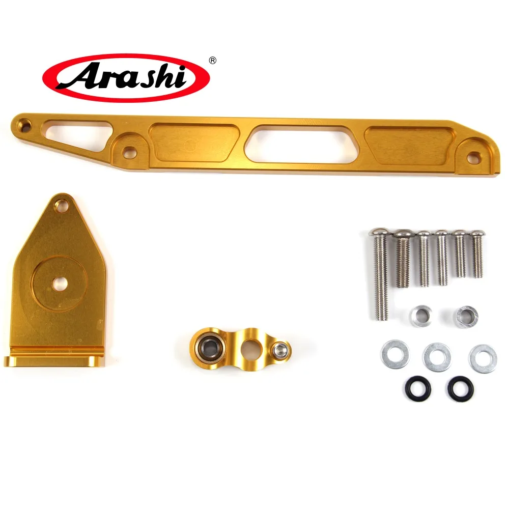 Arashi For HONDA XJR1300 2002-2015 XJR 1300 XJR-1300 Steering Stabilize Damper Bracket Mount 2002 2003 2004 2005 2006 2007 2008