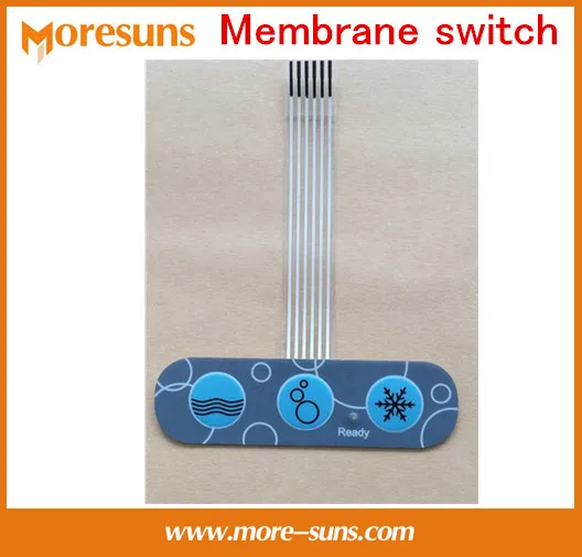 20pcs Custom Made Membrane Awitch / Membrane Panel PC/ PET/ PVC Membrane Overlay Touch Panel Switch Touch Keypad