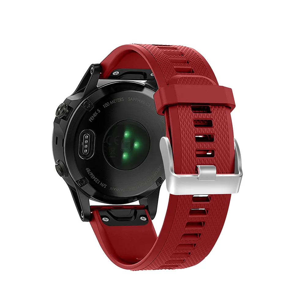Cinturino di ricambio in Silicone BEHUA Sport con cinturino a sgancio rapido da 22MM per cinturino Garmin Fenix 5 5 Plus 935 GPS Smart Watch