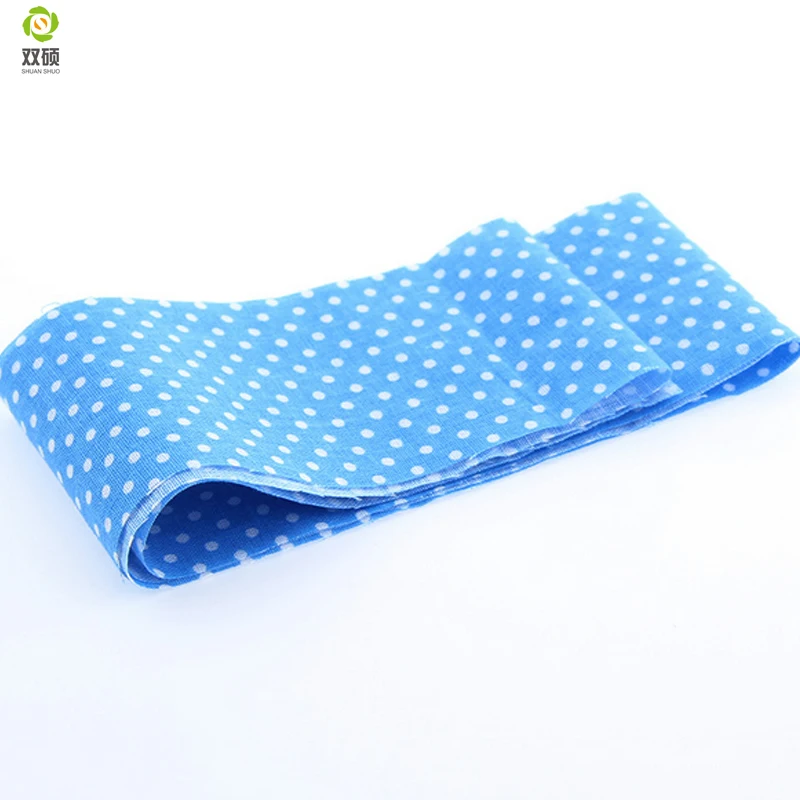 7pcs/lot jelly roll sewing textile blue sets fabric strips 5cmx100cm tildas quilting doll\'s cloths  100%cotton