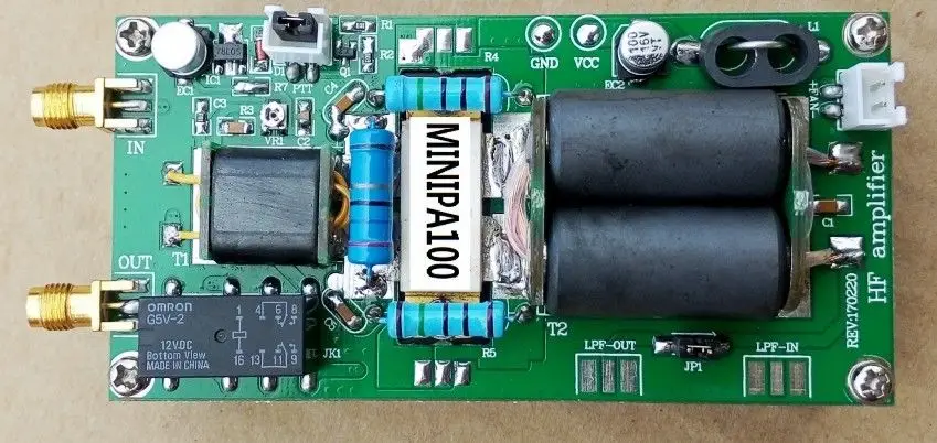 MINIPA 100W SSB linear HF Power Amplifier For YAESU FT-817 KX3 AM CW FM