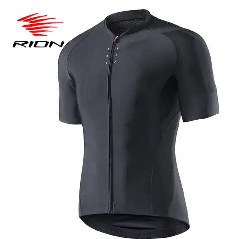 Men's Black Reflective Cycling Jersey RION