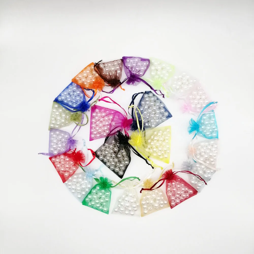 

1000pcs Organza Bag 13x18 Small Organza Gift Bags For Jewelry Packaging Display Christmas Wedding Jewelry Storage Drawstring Bag