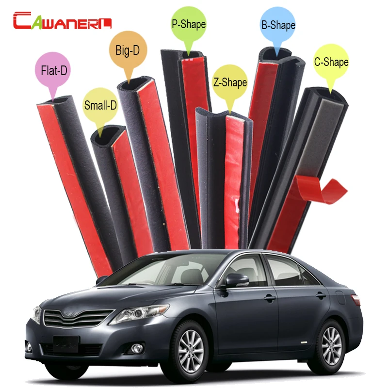 Cawanerl Rubber Car Hood Trunk Door Sealing Strip Kit Seal Edge Trim Weatherstrip For Daihatsu Altis Atrai Esse Materia