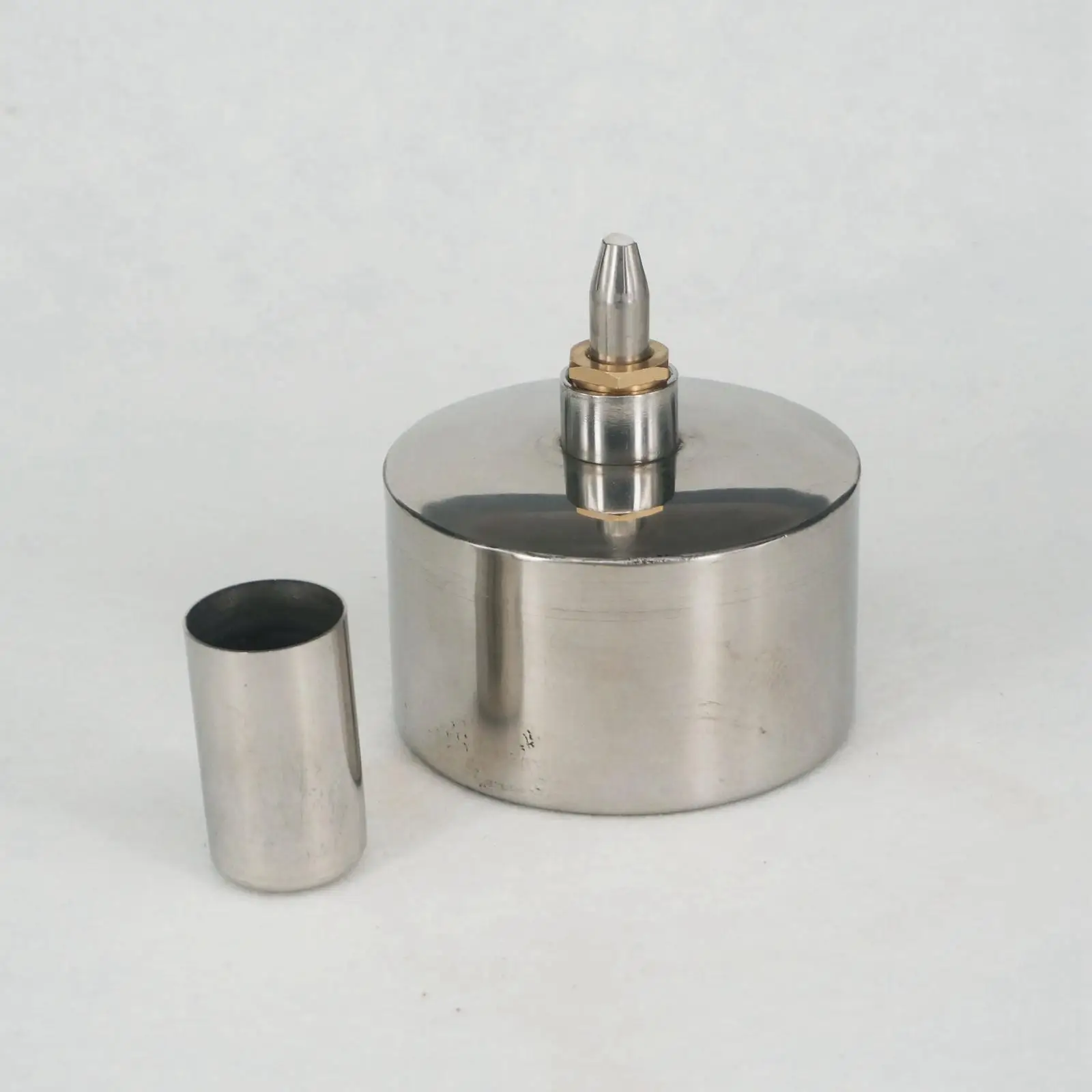 

400ml 304 Stainless Steel Alcohol Burner Spirit Lamp Laboratory with wick for Dental Jeweller Cupping Acupuncture