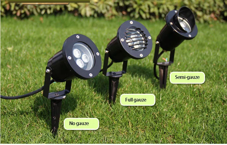 IP65 Outdoor 3W LED Pin Floodlight Lawn Waterproof grass project-light lamp Iron Courtyard lamp floodlight Engineering lighting