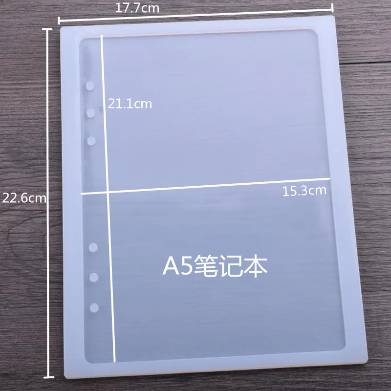 A4 A5 A6 A7 Notebook Cover Silicone Mold For Jewelry Resin Silicone Mould Handmade DIY Epoxy Resin Molds