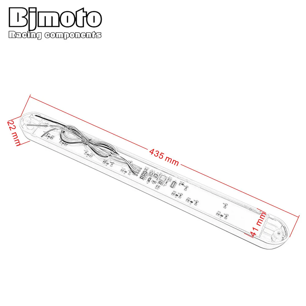 BJMOTO Car-styling 12V Led Universal Automobiles Tail Brake Stop Turn Signal Integrated Light for Truck