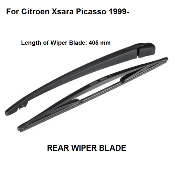 Car Styling For Citroen Xsara Picasso 99-12 Rear Windshield Windscreen Window Wiper Arm + Blade Set New