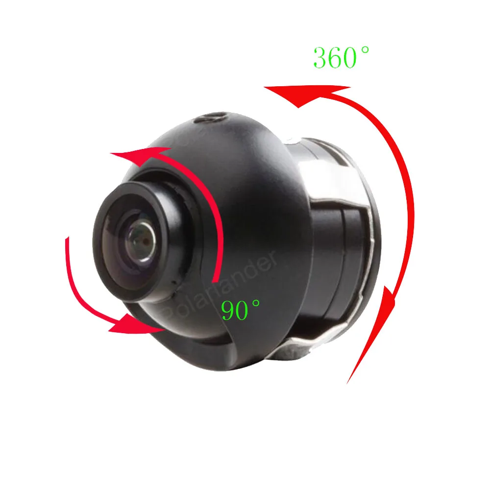 

360 degree Rotation CCD HD car camera front/side/left/right /rear view camera universal car reverse backup camera