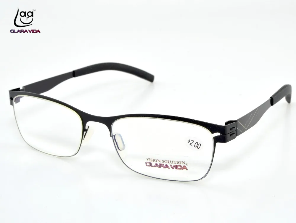 =CLARA VIDA=SOLDERLESS SPECIAL HINGE ANTI BLUE RAY EYE PROTECTION HINGELESS NEW DESIGN READING GLASSES +1 +1.5 +2 +2.5 +3 +3.5+4