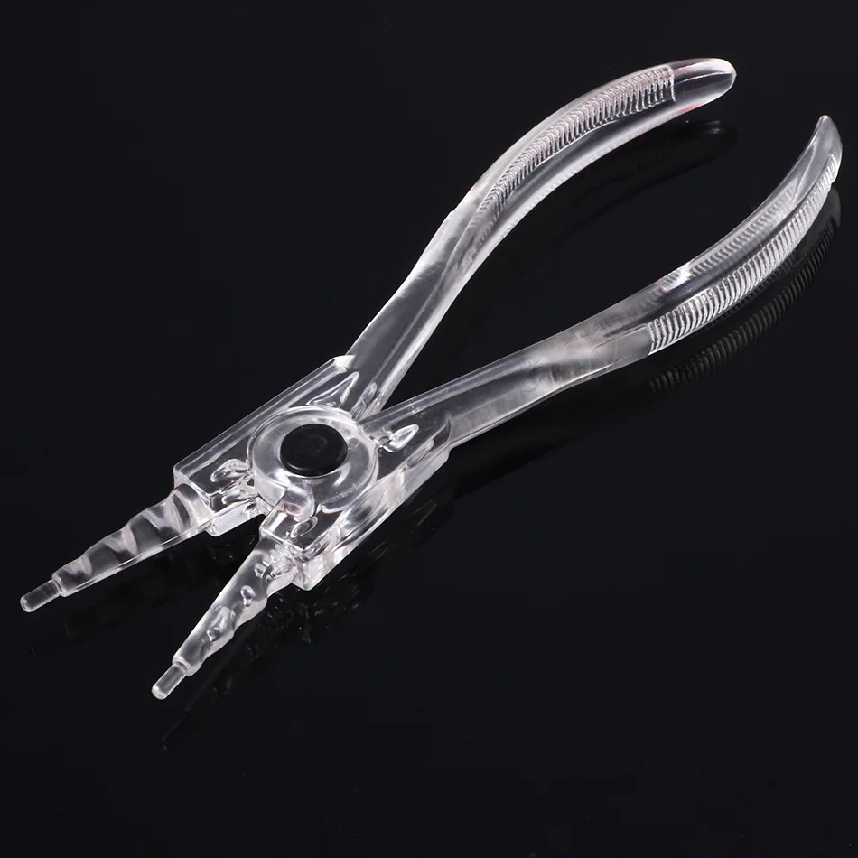 Alicates de apertura de perforación corporal acrílica para anillo de aro, cuenta cautiva para oreja, nariz, labio, ombligo, lengua, tabique, pinza