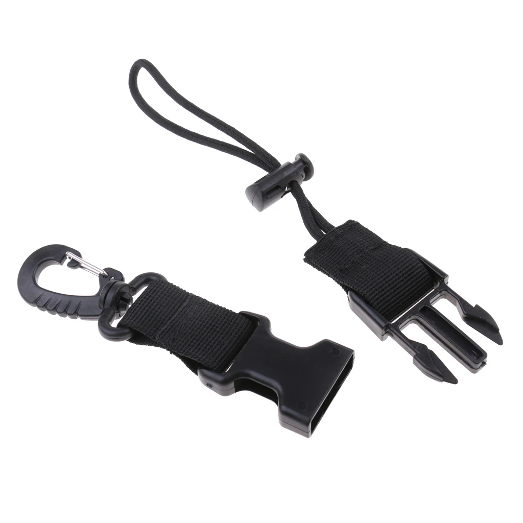 Premium Nylon Scuba Diving Lanyard Strap Camera Light Holder Belt Swivel Clip Attachment Diving Accessories