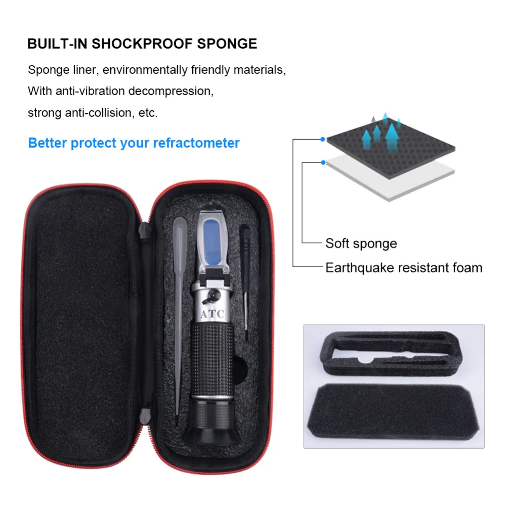 New Shockproof Packaging Hand-held 0-40% Vehicle Urea Concentration Meter LA40 Refractometer Urea Concentration Meter