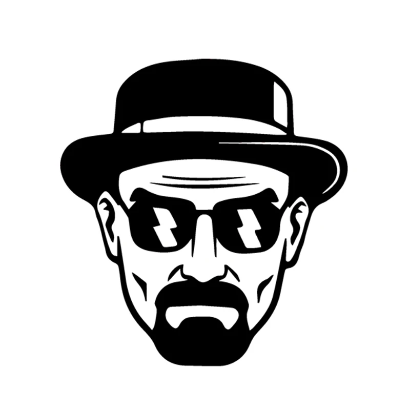 Car -covers Heisenberg Vinyl Decal - Walter White Breaking Bad Sticker Car Window Bumper  Car Styling  Jdm