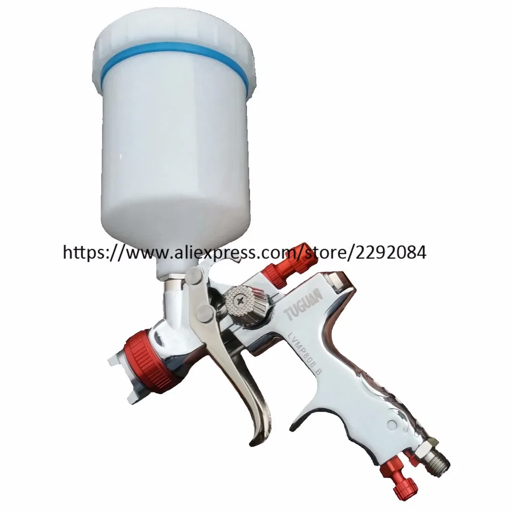 

LVMP mini Spray Gun 1.3mm Gravity feed nozzle 600CC paint sprayers spray painting gun air spray gun for Painting Cars