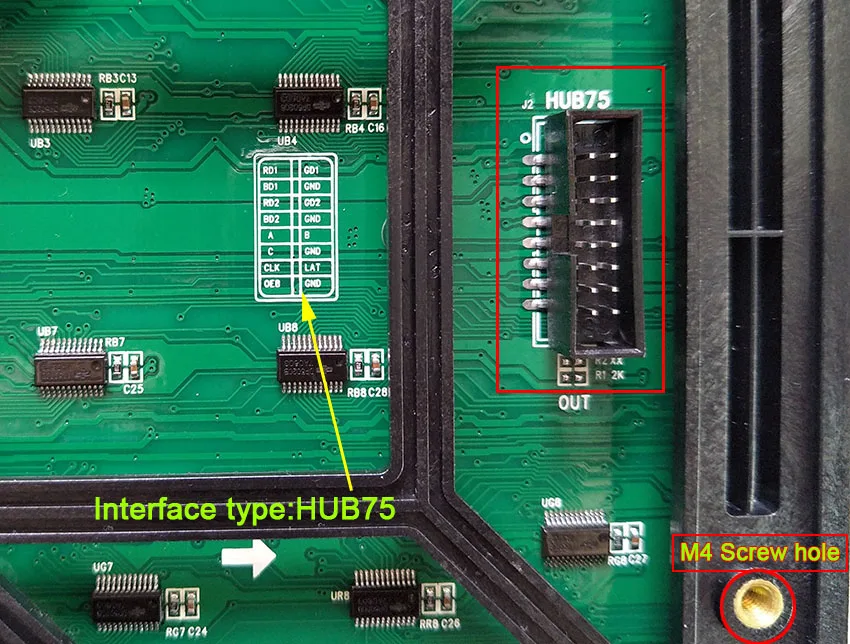 P10 LED Display Panel Module,RGB P10 LED Sign Panel 32x16 Pixel